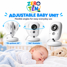 Wireless Video Baby Monitor with Night Vision & 2-Way Audio