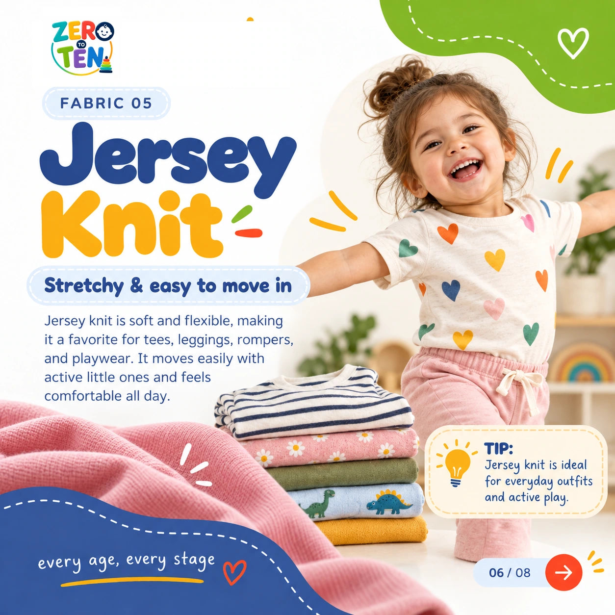 Fabric types for babies and kids, slide 6 of 8